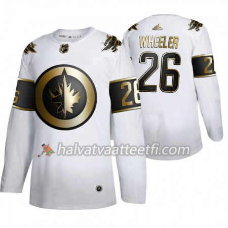 Miesten NHL Winnipeg Jets Pelipaita Blake Wheeler 26 Adidas 2019-20 Golden Edition Valkoinen Authentic